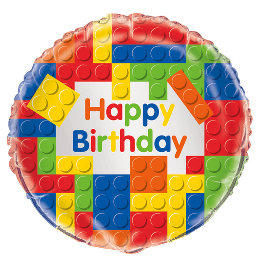 BUILDING BLOCKS 18"(45CM) FOIL BALLOON