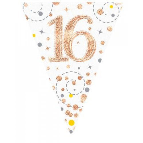 Sparkling Fizz Rose Gold Flag Banner 3.9m #16