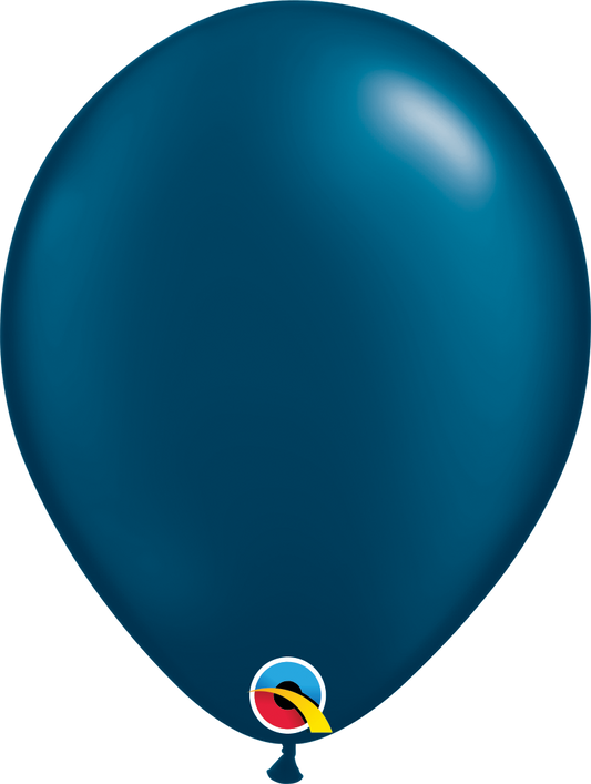 5" BALLOON METALLIC MIDNT BLUE PACK OF 100
