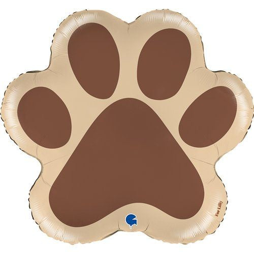 Dog Paw Shaped Foil Balloon 24" (61cm)
