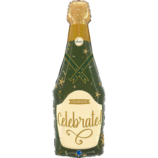 Grabo Foil Shape 94cm (37") Sparkle Champagne Bottle