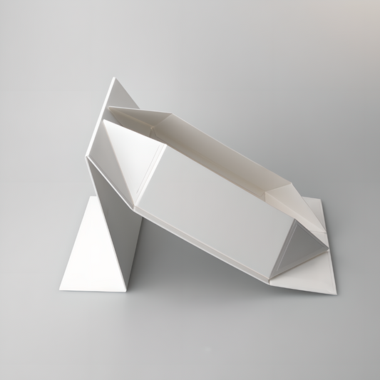 Foldable White Magnetic Gift Box Medium 35 x 27 x 9.5cm