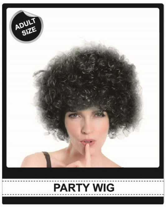 Afro Wig – Black Curly Costume Wig, Adult One Size
