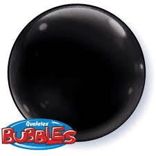 Bubble Balloon 15" (38cm) solid color Black Pack of 4
