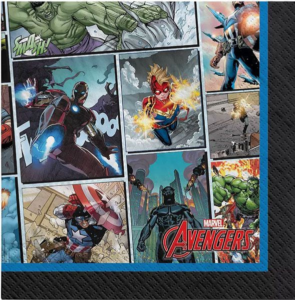Marvel Powers Unite Beverage Napkin Pack of 16