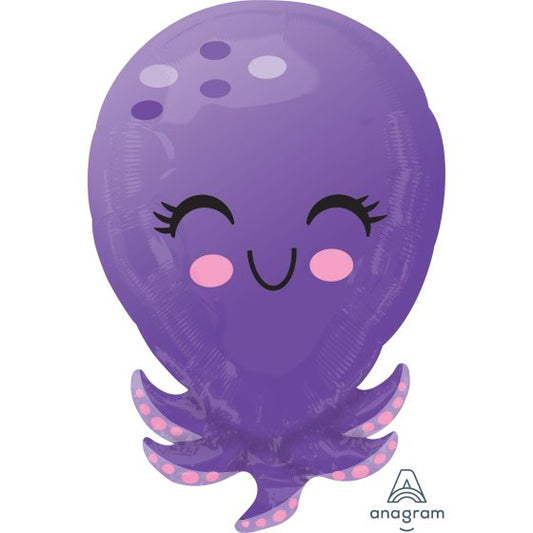 Foil SuperShape Balloon Octopus