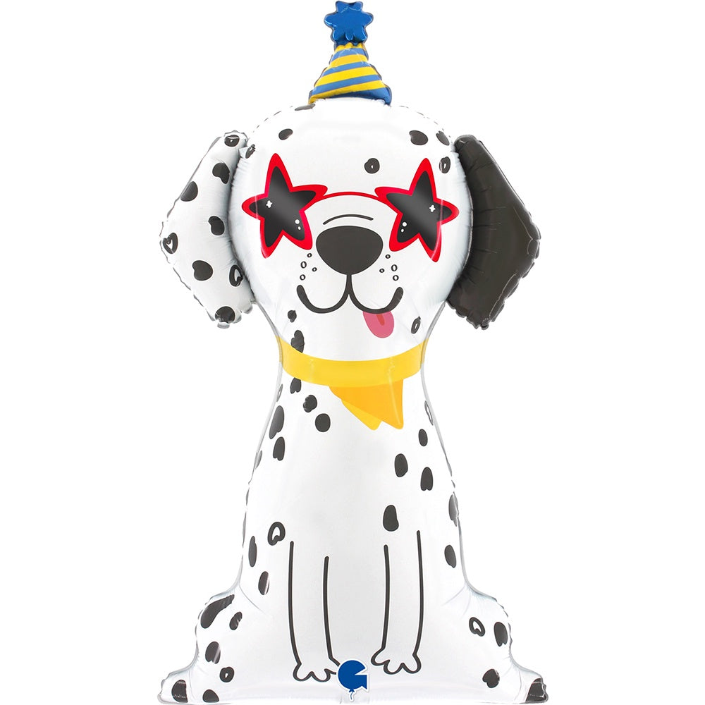 34 Inch Party Dog Foil Balloon - Birthday Party Decorations for Kids Dog Lover Party Supplies