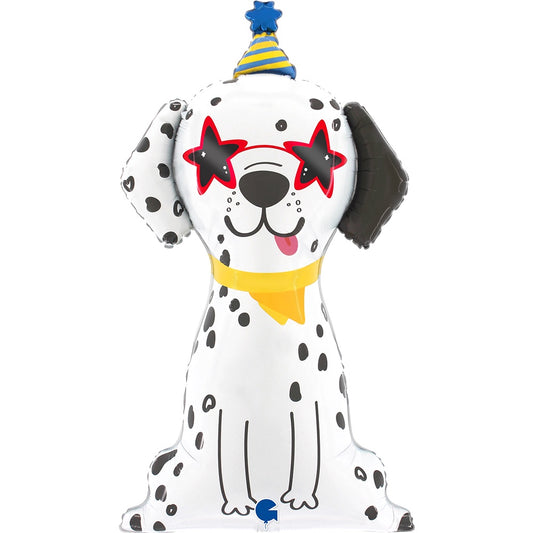34 Inch Party Dog Foil Balloon - Birthday Party Decorations for Kids Dog Lover Party Supplies