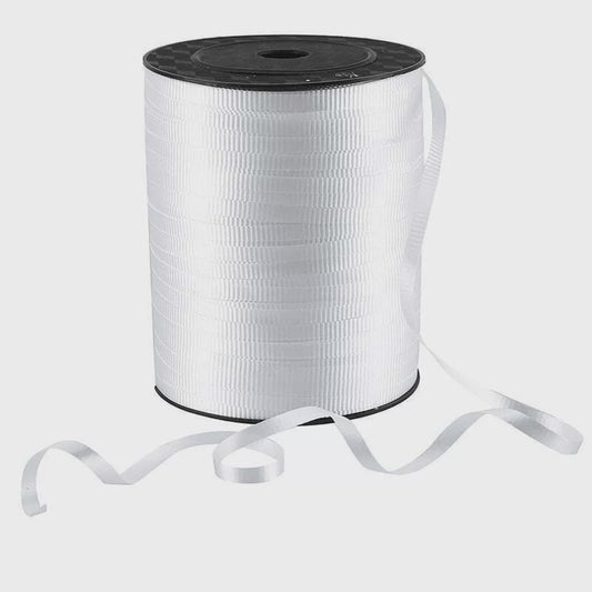 Curling Ribbon Roll White 457m