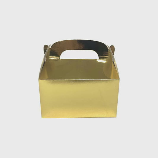 Treat Box Gold 15cm x 9cm x 15cm – Pack of 6