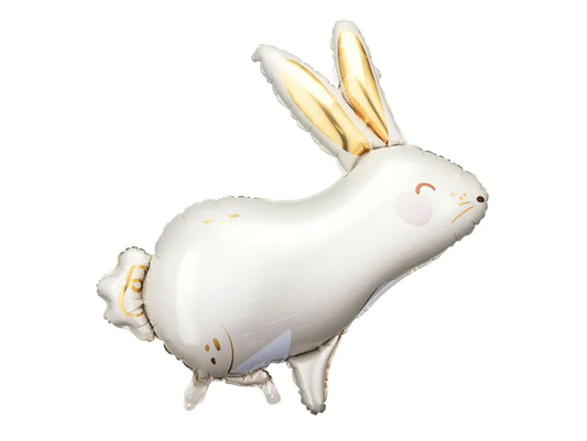 Party Foil Shape Bunny Rabbit Balloon – 84 x 82cm (33" x 32")