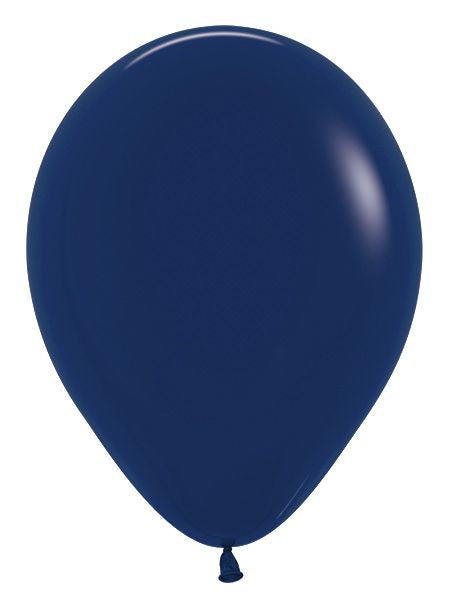 Sempertex Latex Balloon 12"(30cm) Standard Navy Pack Of 100