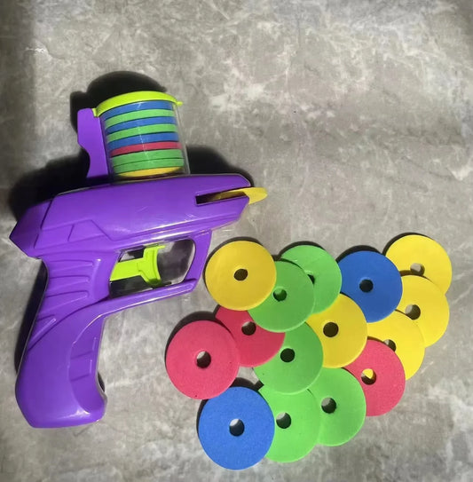 Children'S UFO Radish Gun Toy Bullet Gun Safety EVA Outdoor Toy Bullet Battle Interesting Interactive Decompression Toys