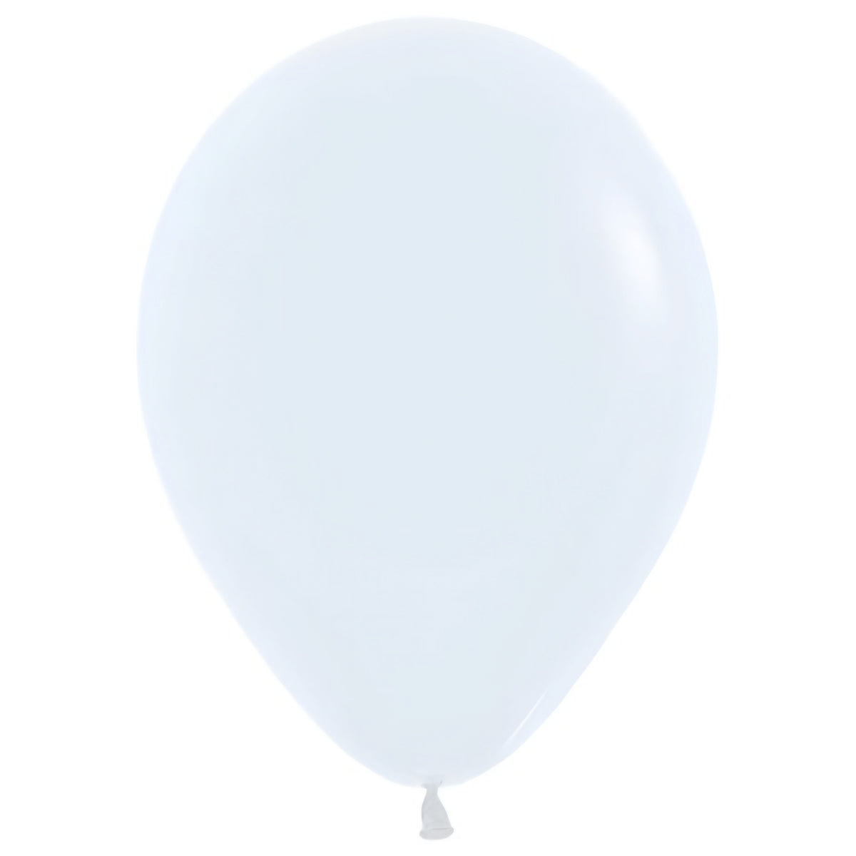 Fashion White Latex Balloons 5" (12cm) – 50 Pack