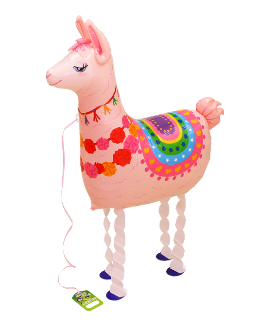 Osampo Walking Foil Balloon Llama